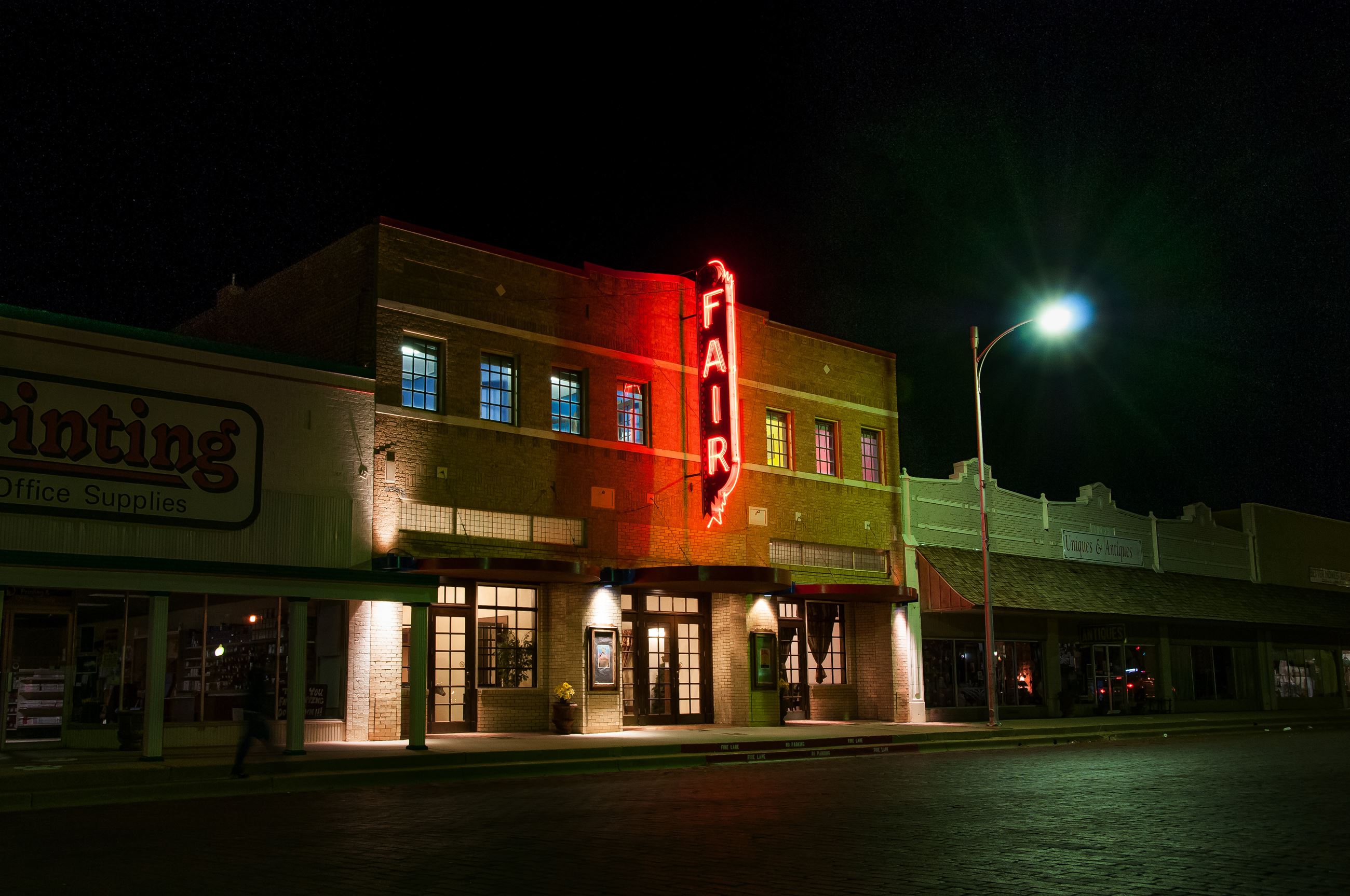 Fair Theater at Night