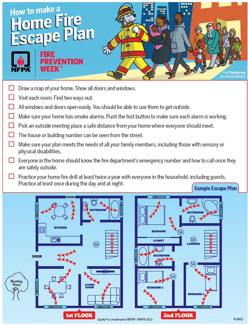 Home Escape Plan Page 1