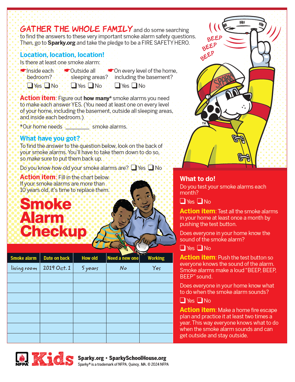 Smoke Alarm Check Up