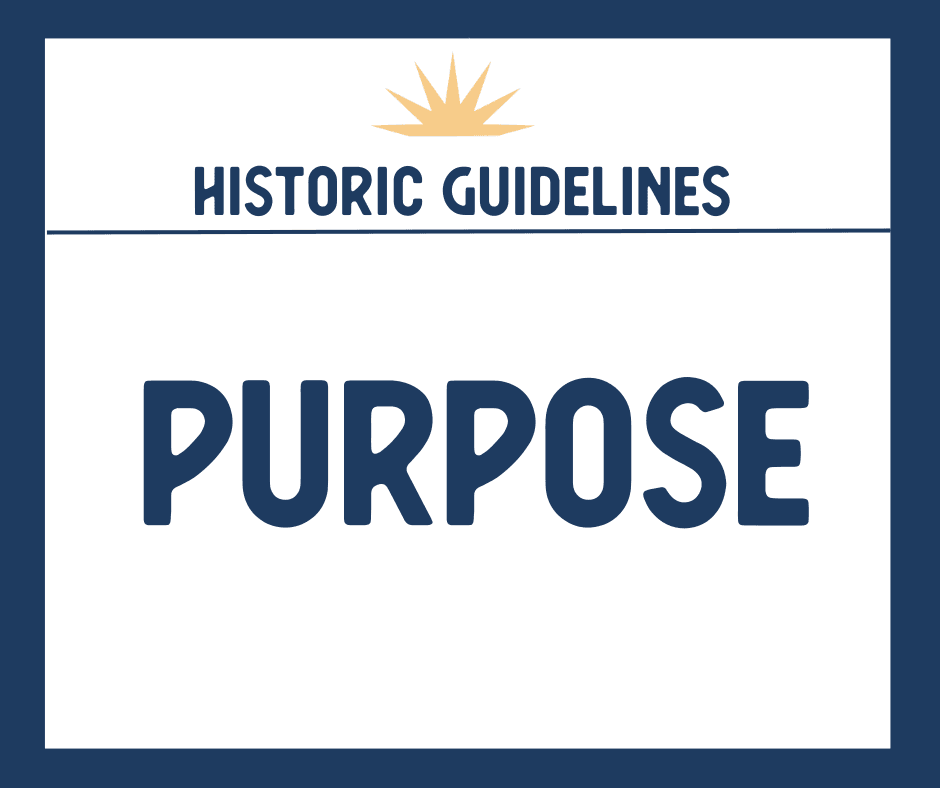 Historic Standards Guidelines