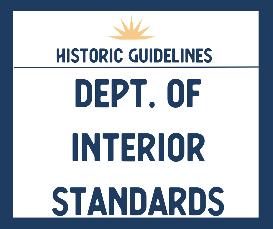 Historic Standards Department of Interior